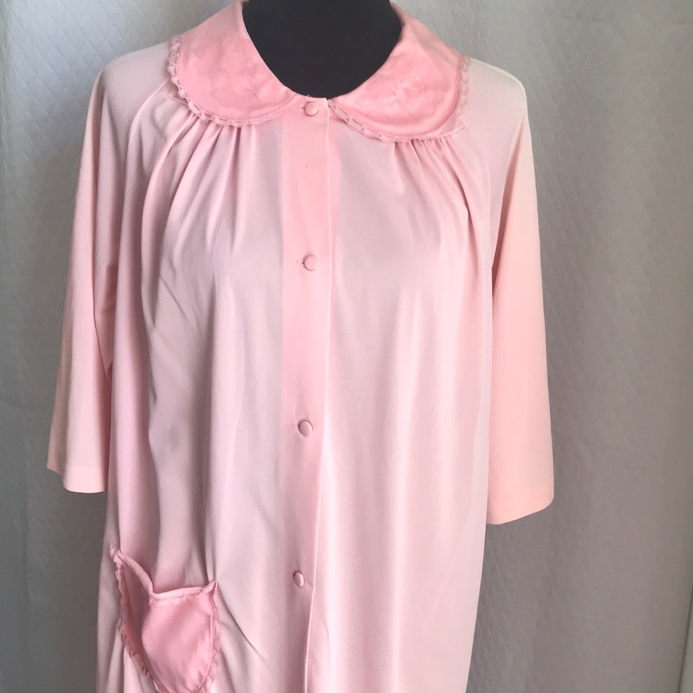 Vintage 60’s Shadowline Pink Peignoir. Sz M